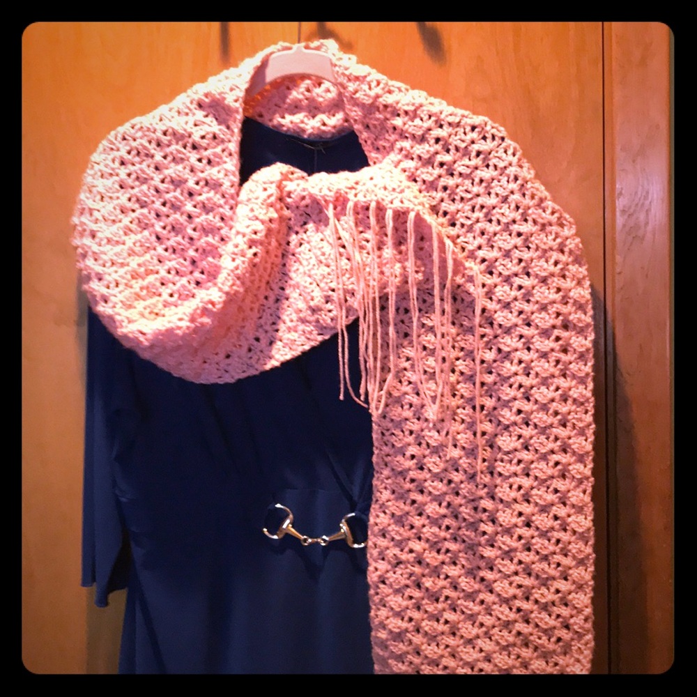 Pink scarf by Capture Z
